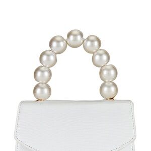 Olga Berg Peta Pearl Bridal Handlebag
